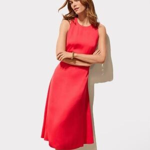 Ann Taylor Crossback Midi Dress
